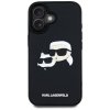 Etui Karl Lagerfeld HC 3D Rubber Double  Heads do iPhone 16 czarny